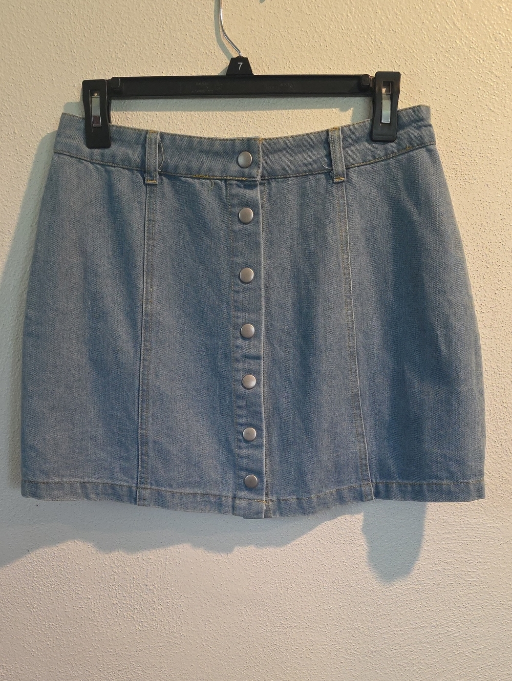 MWT Hyfve Full Snap Front Denim Skirt